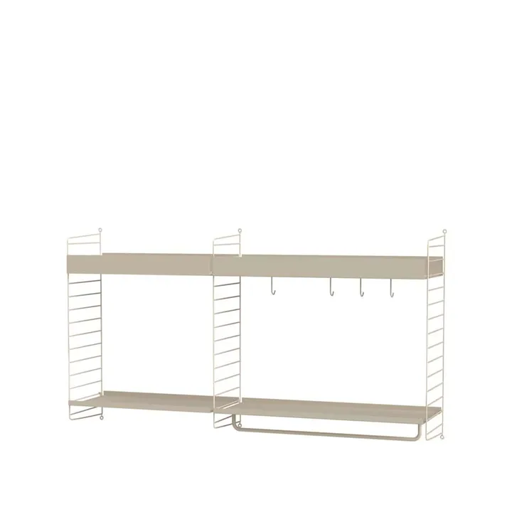 Scaffale da cucina String beige - combinazione A - String