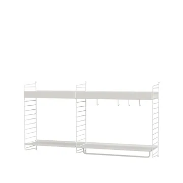 Scaffale da cucina String bianco - combinazione A - String