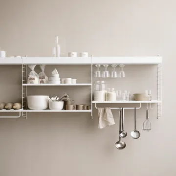 Scaffale da cucina String bianco - combinazione A - String