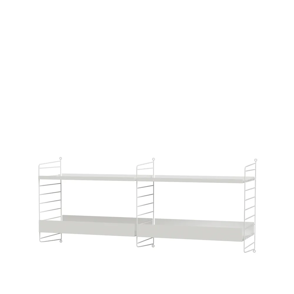 Scaffale da cucina String bianco - combinazione B,  String