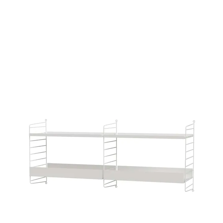 Scaffale da cucina String bianco - combinazione B - String