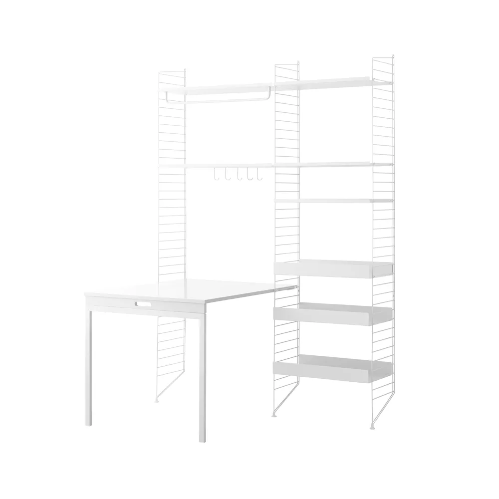 Scaffale da cucina String bianco - combinazione B String