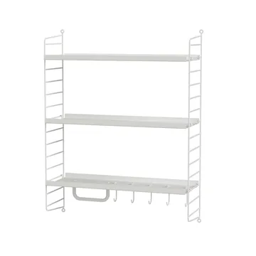 Scaffale da cucina String bianco - combinazione G - String