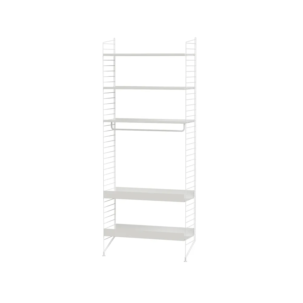 Scaffale da cucina String bianco - combinazione G,  String