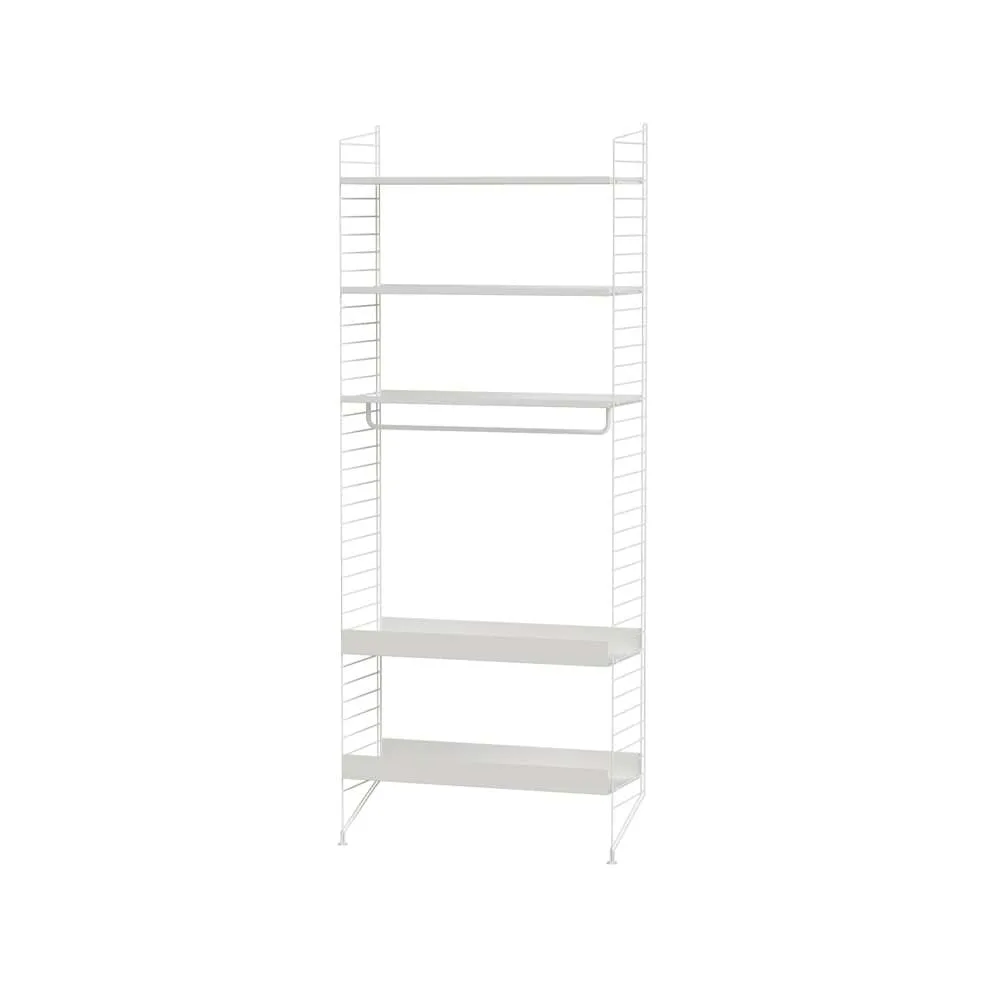 Scaffale da cucina String bianco - combinazione G String
