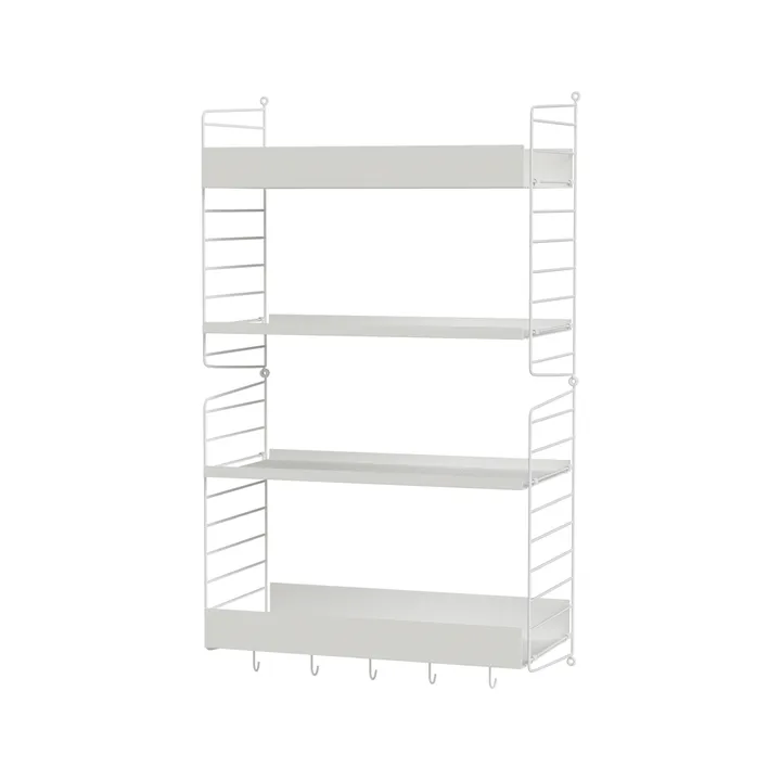 Scaffale da cucina String bianco - combinazione H - String