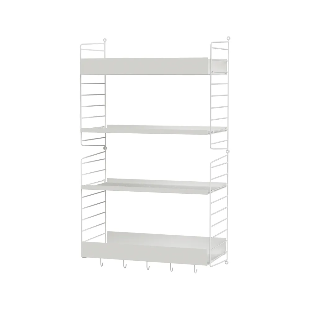 Scaffale da cucina String bianco - combinazione H String