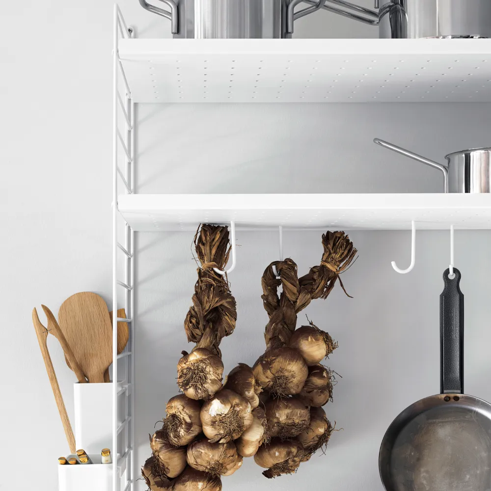 Scaffale da cucina String bianco - combinazione H String
