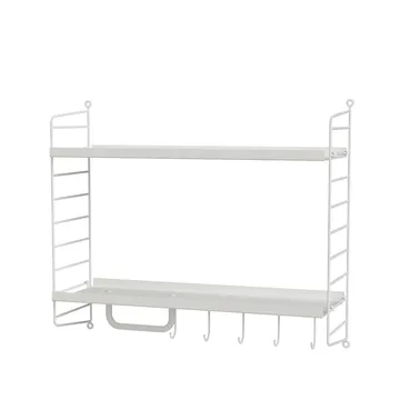 Scaffale da ingresso bianco - combinazione E - String
