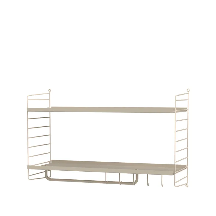 Scaffale da ingresso String beige - combinazione D - String