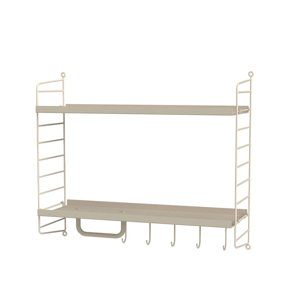 Scaffale da ingresso String beige - combinazione E,  String