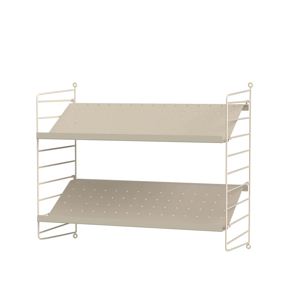 Scaffale da ingresso String beige - combinazione F,  String