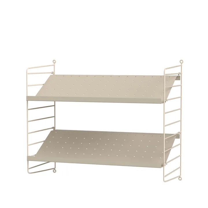 Scaffale da ingresso String beige - combinazione F - String