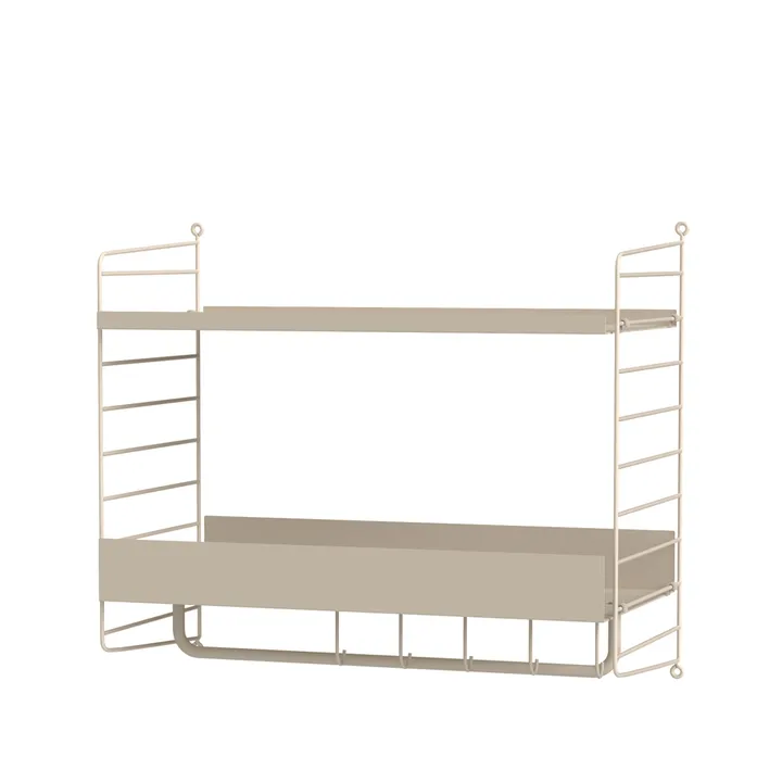 Scaffale da ingresso String beige - combinazione G - String
