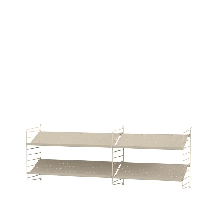 Scaffale da ingresso String beige - combinazione I - String