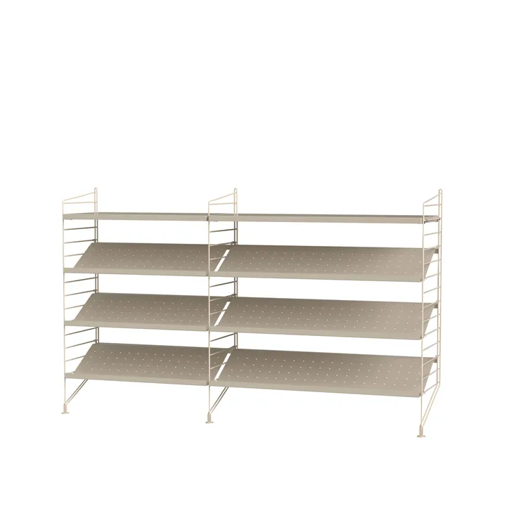 Scaffale da ingresso String beige - combinazione N - String