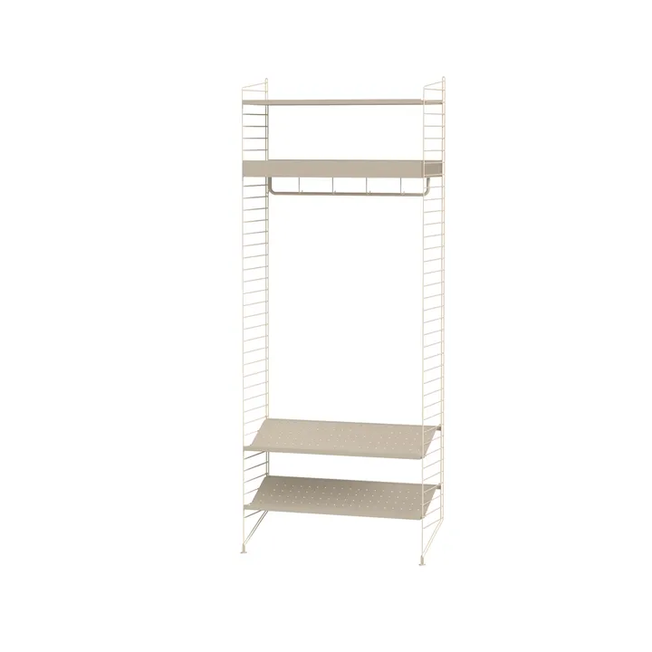 Scaffale da ingresso String beige - combinazione R - String