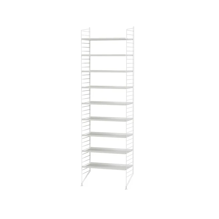 Scaffale da ingresso String bianco - combinazione A - String