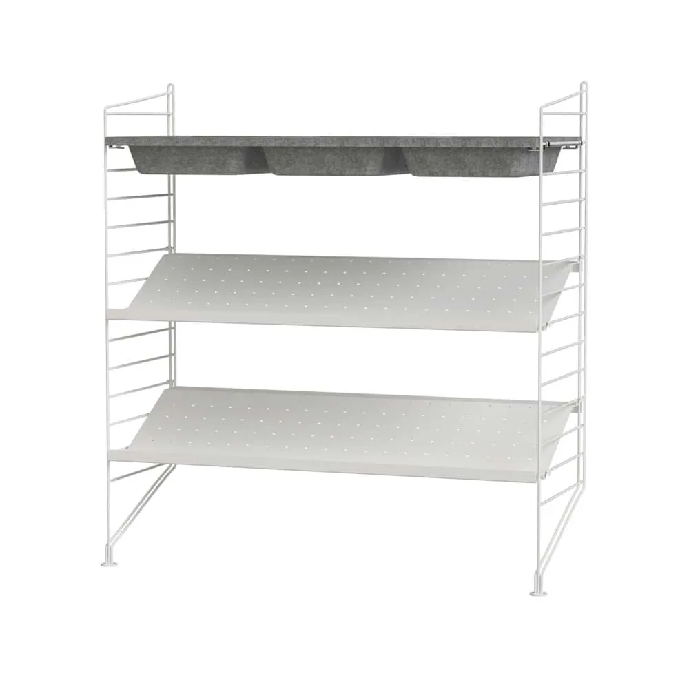 Scaffale da ingresso String bianco - combinazione C String