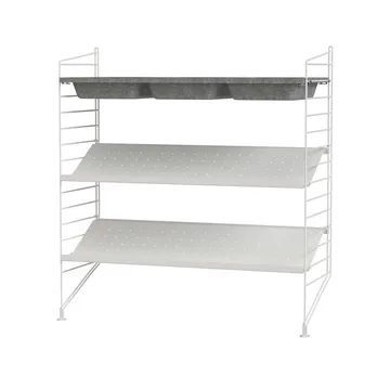 Scaffale da ingresso String bianco - combinazione C - String