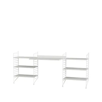 Scaffale da ingresso String bianco - combinazione D - String