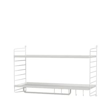 Scaffale da ingresso String bianco - combinazione D - String