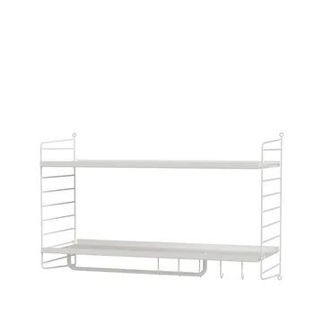 Scaffale da ingresso String bianco - combinazione D - String