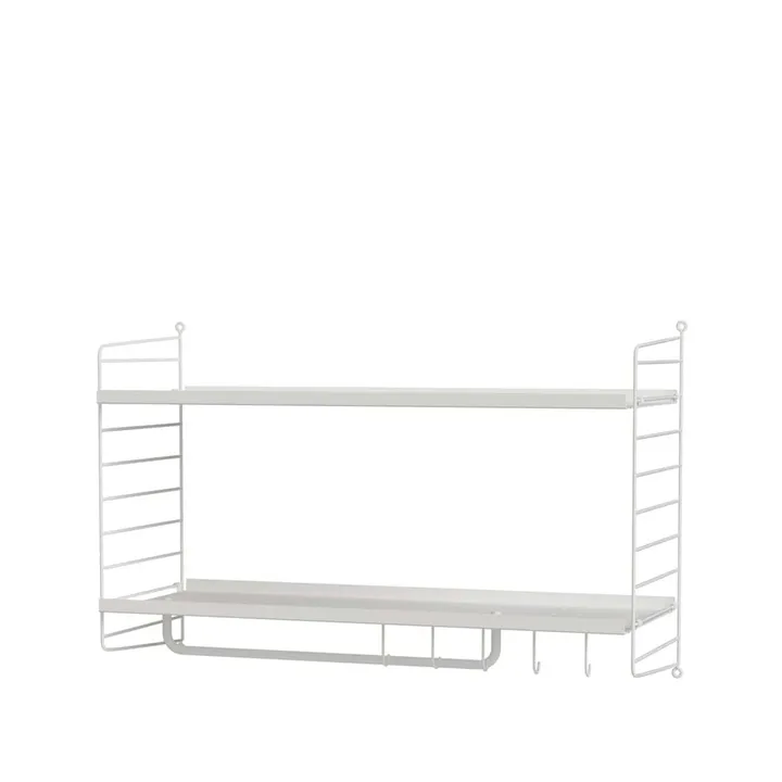 Scaffale da ingresso String bianco - combinazione D - String