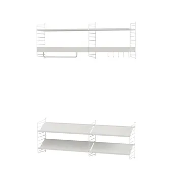 Scaffale da ingresso String bianco - combinazione H - String