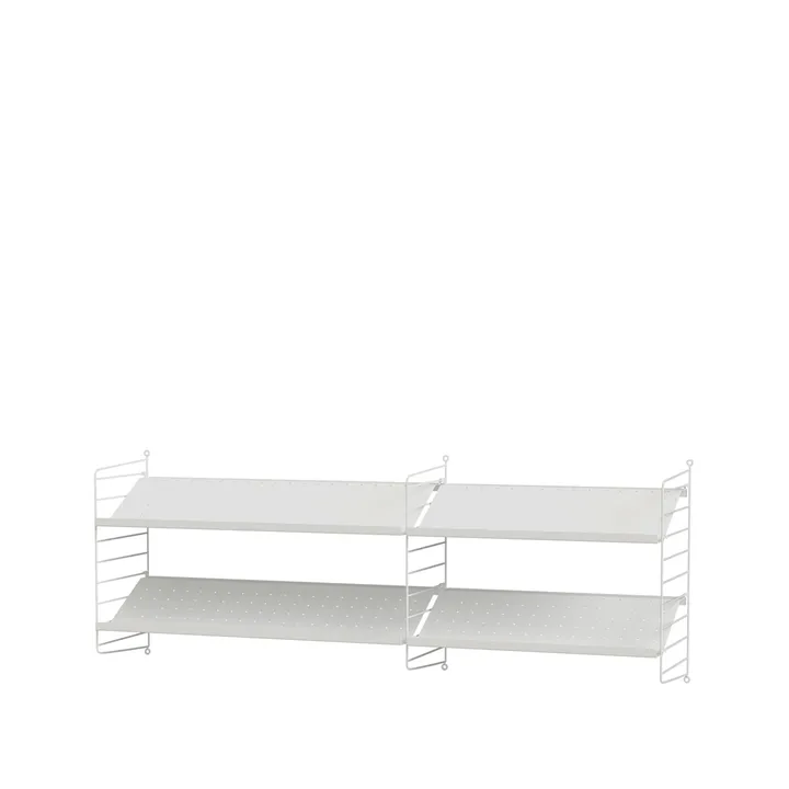 Scaffale da ingresso String bianco - combinazione I - String