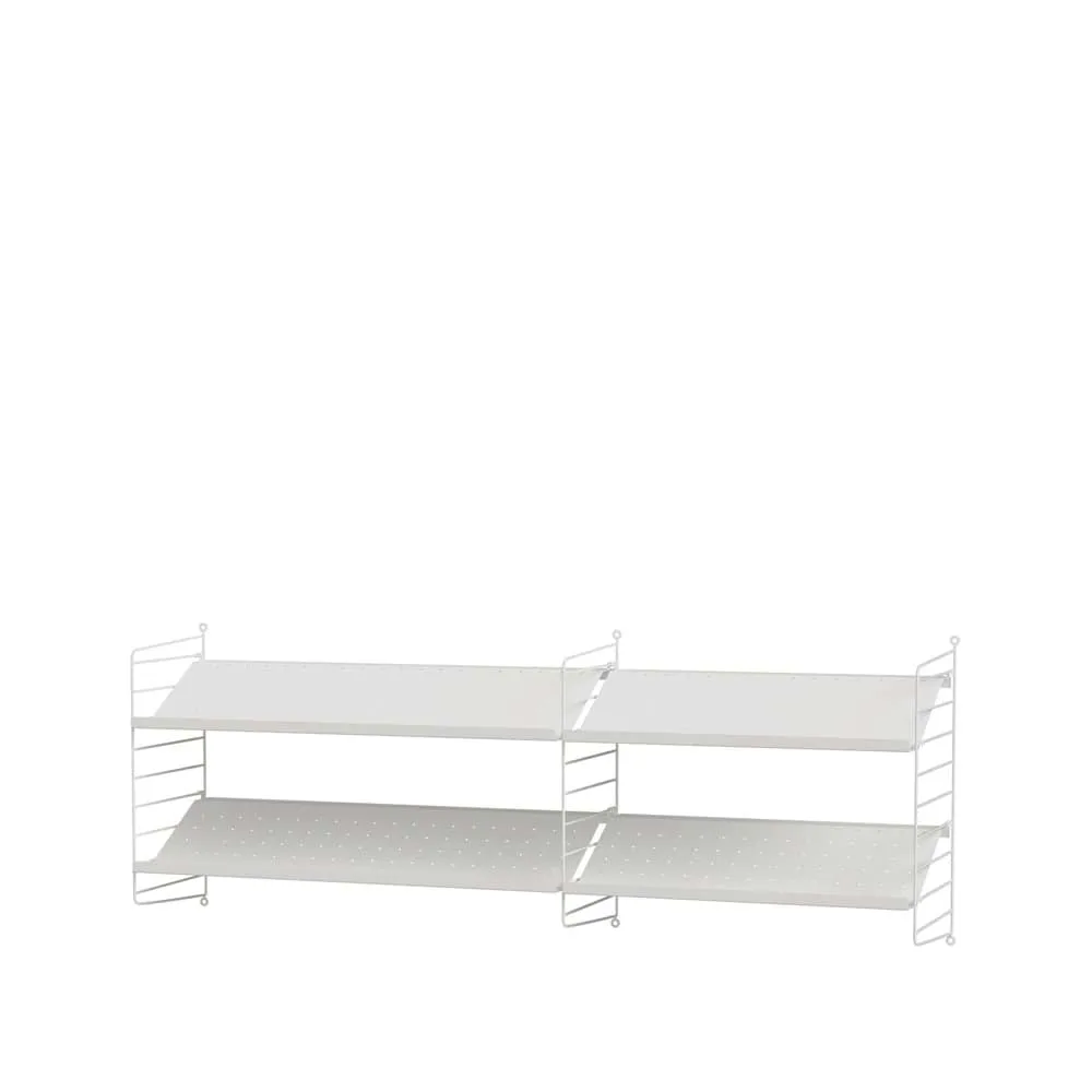 Scaffale da ingresso String bianco - combinazione I String