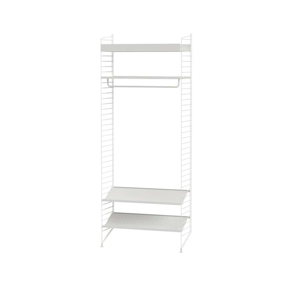 Scaffale da ingresso String bianco - combinazione L String