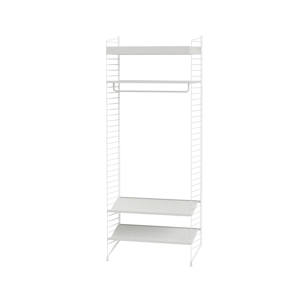 Scaffale da ingresso String bianco - combinazione L String