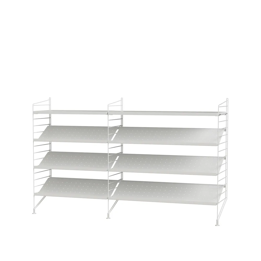 Scaffale da ingresso String bianco - combinazione N,  String