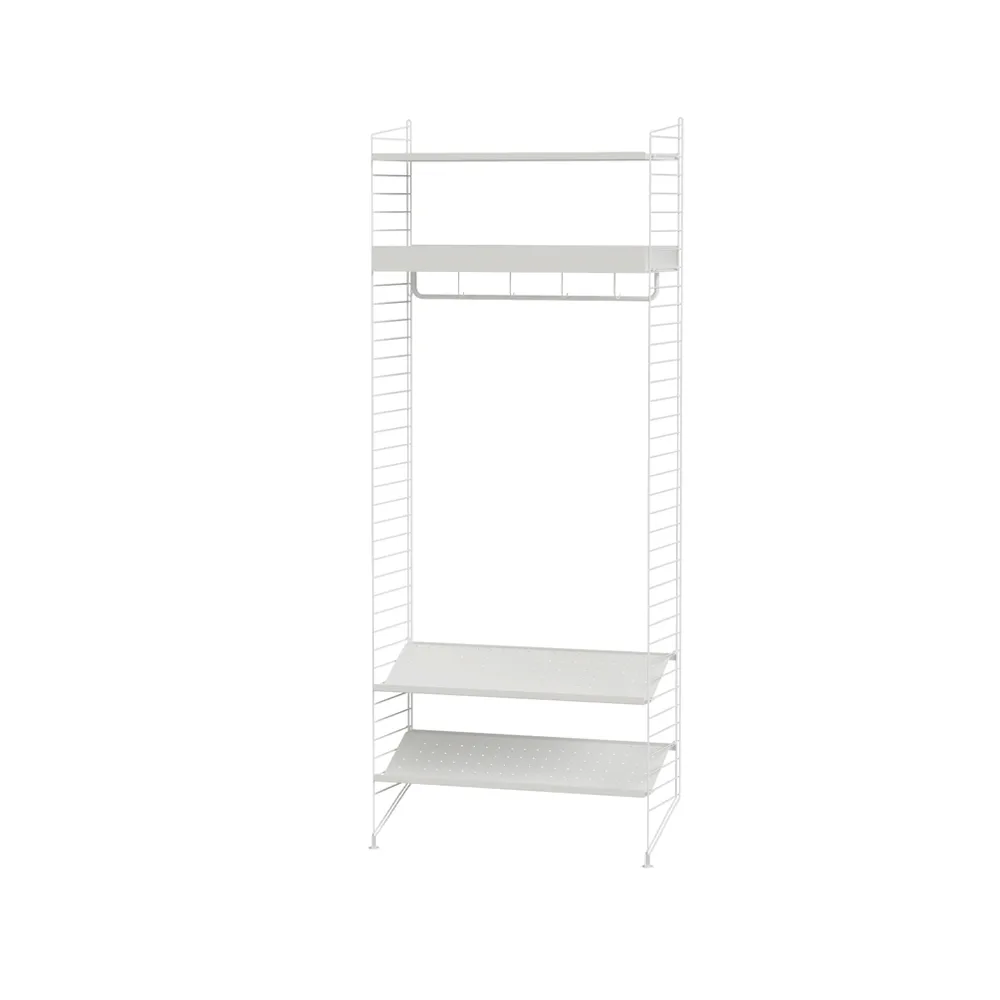 Scaffale da ingresso String bianco - combinazione R,  String