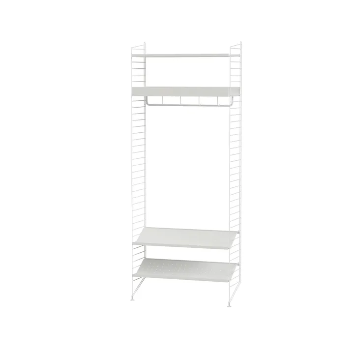 Scaffale da ingresso String bianco - combinazione R - String