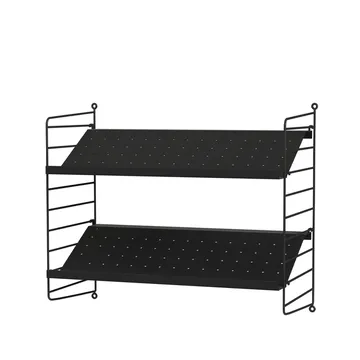 Scaffale da ingresso String nero - combinazione F - String