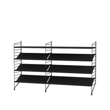 Scaffale da ingresso String nero - combinazione N - String