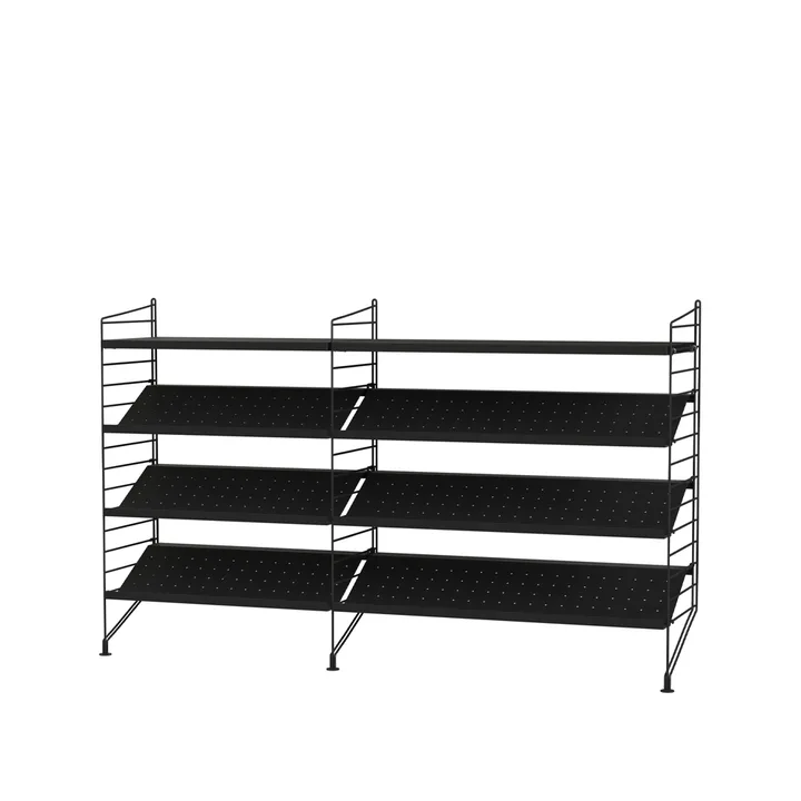 Scaffale da ingresso String nero - combinazione N - String