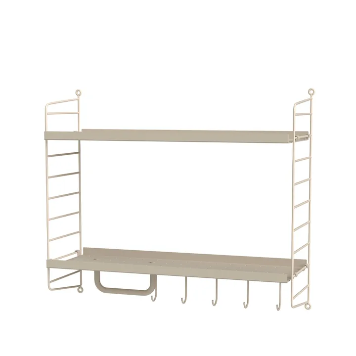 Scaffale da salotto String beige - combinazione E - String