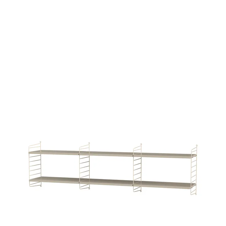 Scaffale da salotto String beige - combinazione O - String
