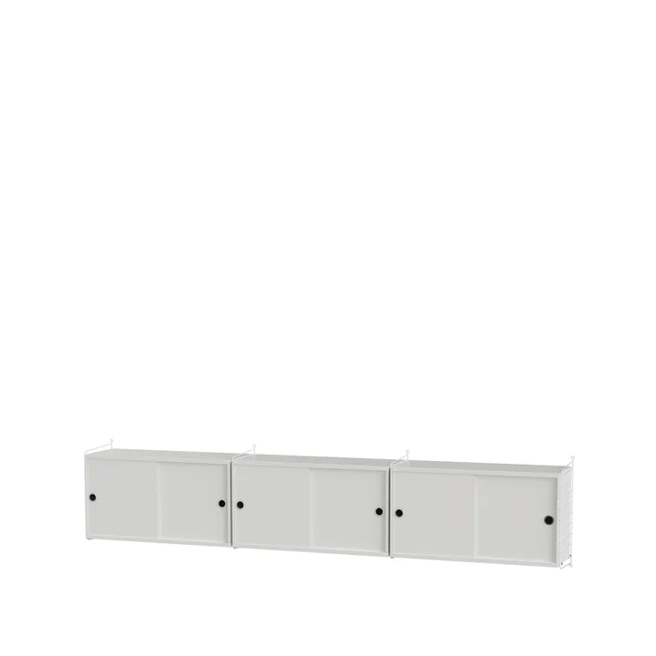 Scaffale da salotto String bianco - combinazione D - String