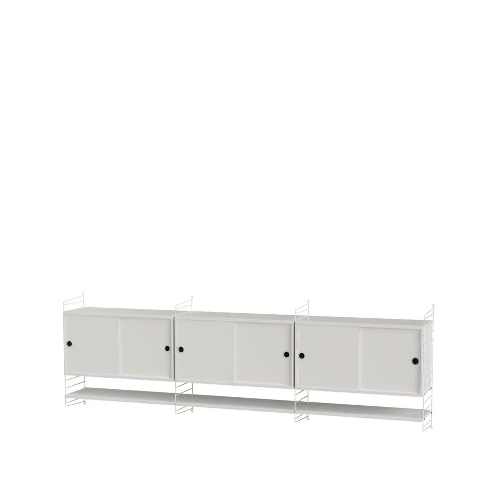 Scaffale da salotto String bianco - combinazione E String