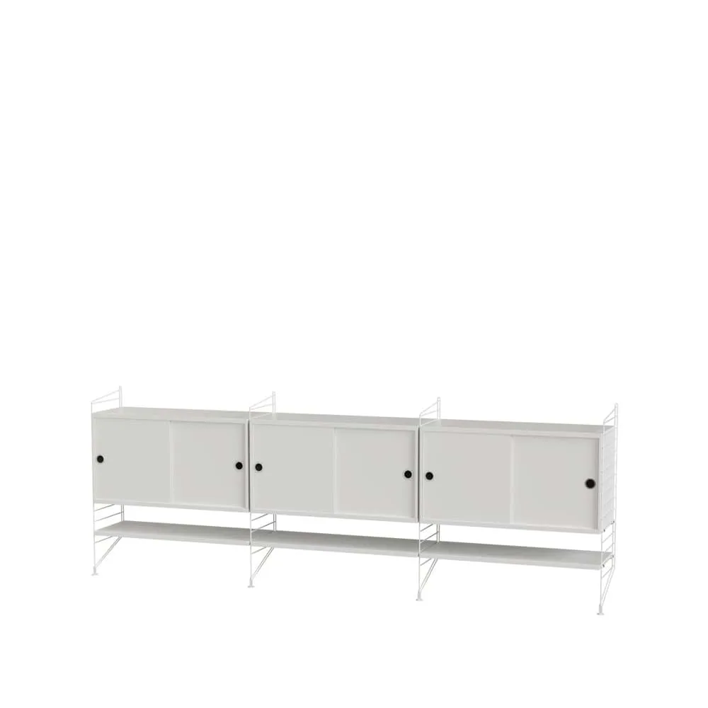 Scaffale da salotto String bianco - combinazione F String
