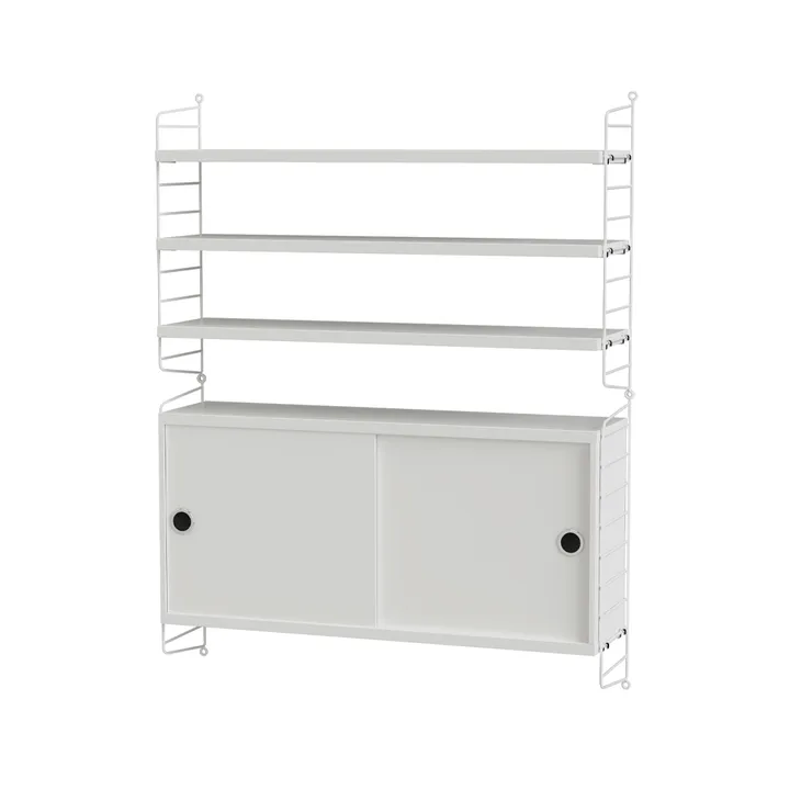 Scaffale da salotto String bianco - combinazione I - String