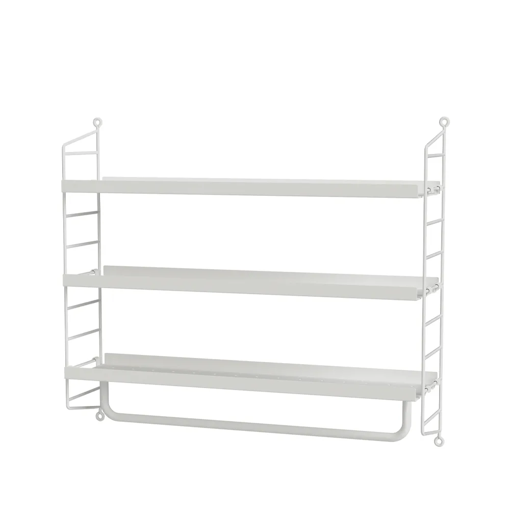 Scaffale da salotto String bianco - combinazione J,  String