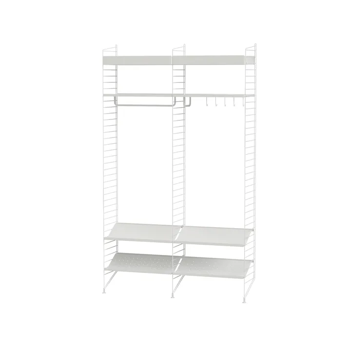 Scaffale da salotto String bianco - combinazione K - String