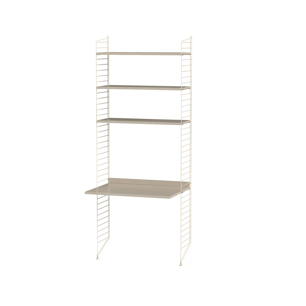 Scaffale da ufficio String beige - combinazione A String