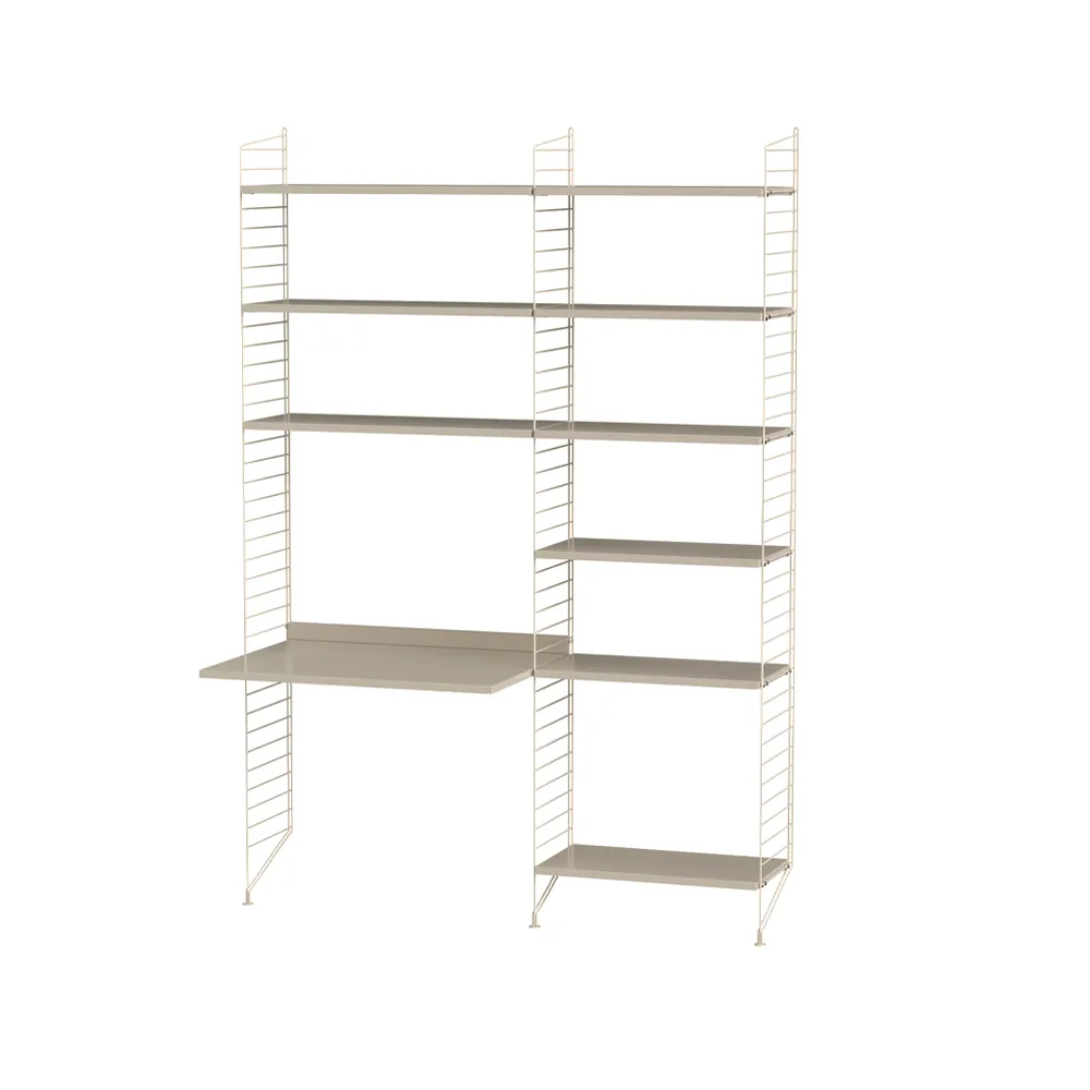 Scaffale da ufficio String beige - combinazione B String