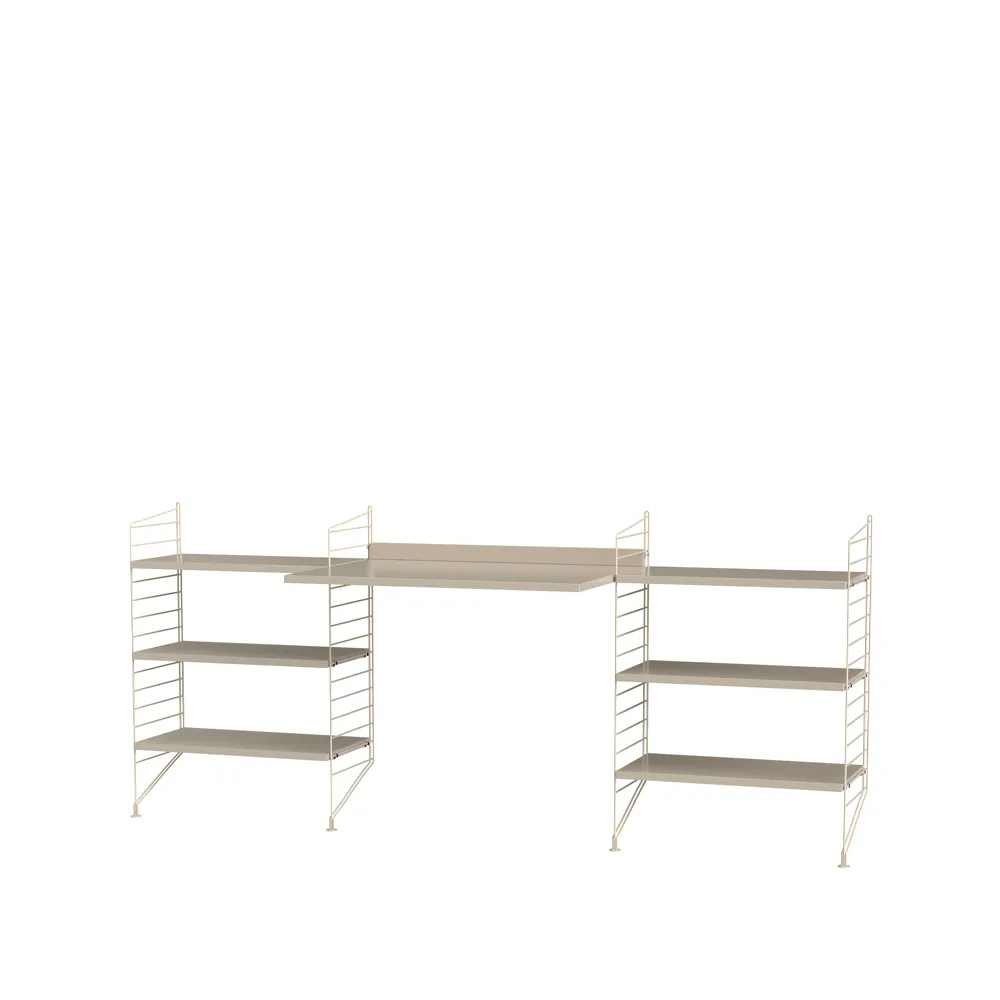 Scaffale da ufficio String beige - combinazione D,  String